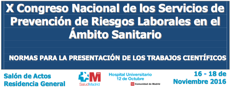 X Congreso Nacional SPRL Ambito Sanitario